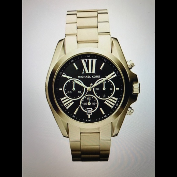 Michael Kors Bradshaw Gold -Tone Watch Gold - Picture 6 of 7